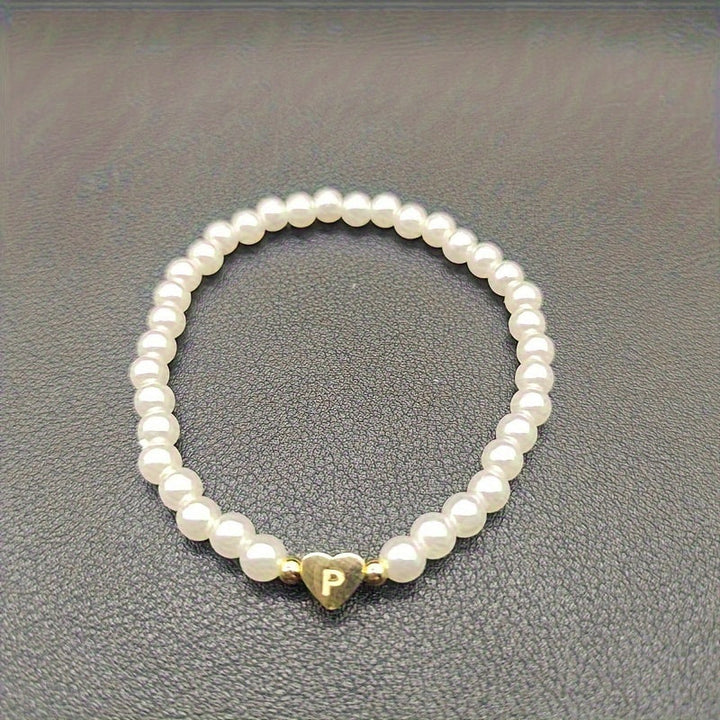 Pulsera Chic con Inicial en Corazón (A–Z)