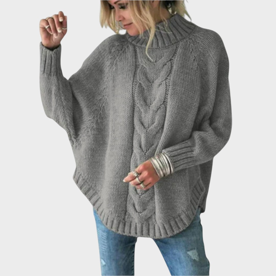 Vanessa™ | Suéter de Trenzas con Cuello