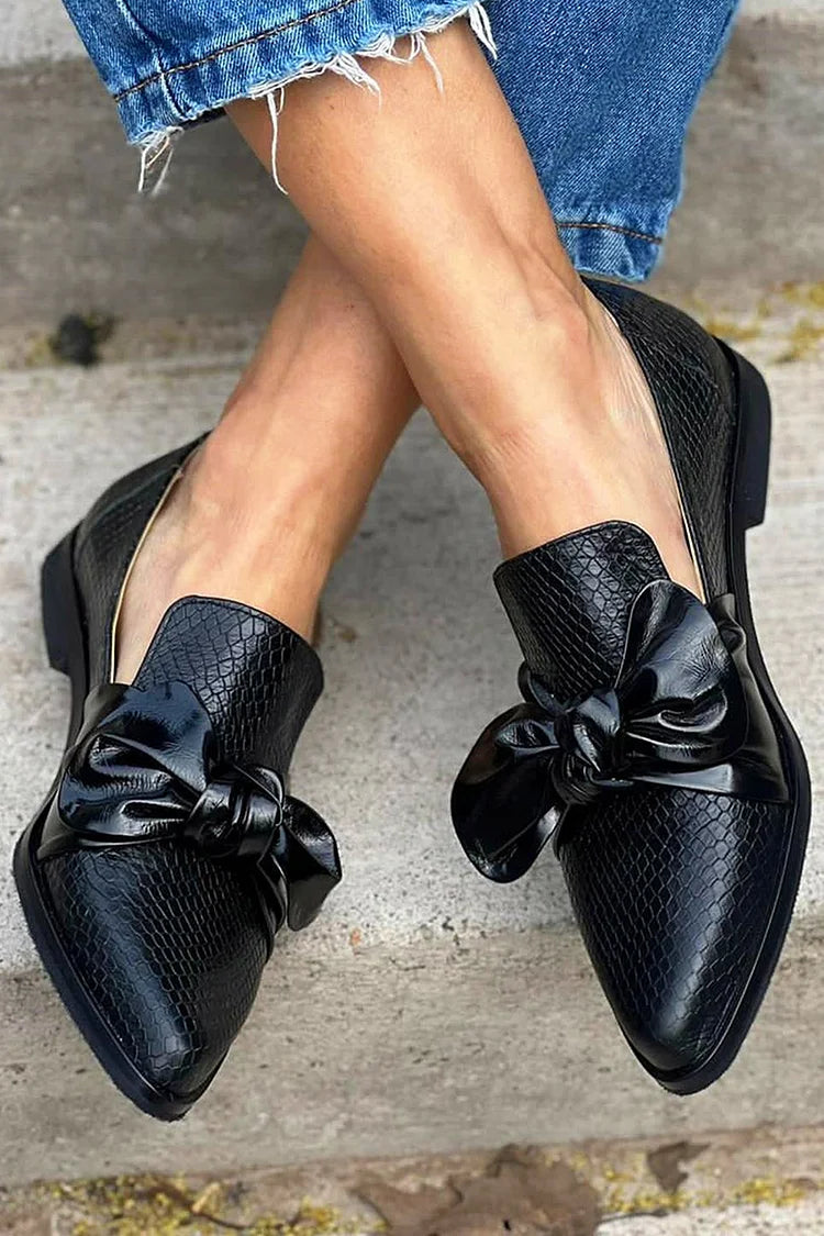 Chelsea - Mocasines elegantes con lazo