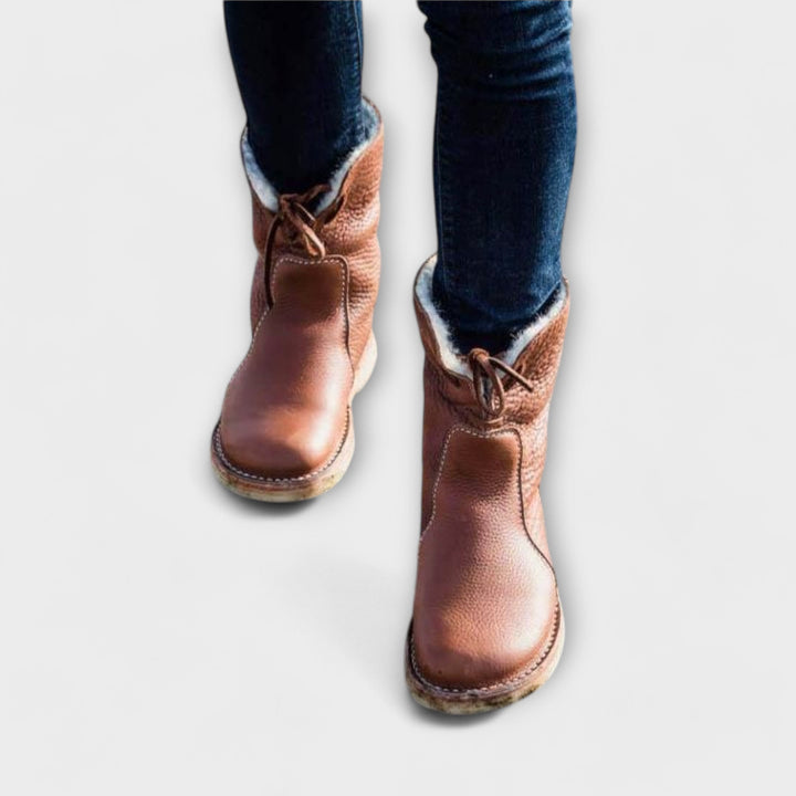 Teresa — Botas Impermeables con Forro de Lana