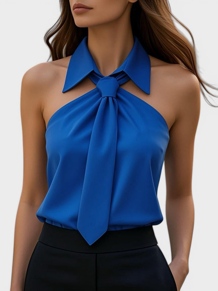 Lucía™ | Blusa halter elegante