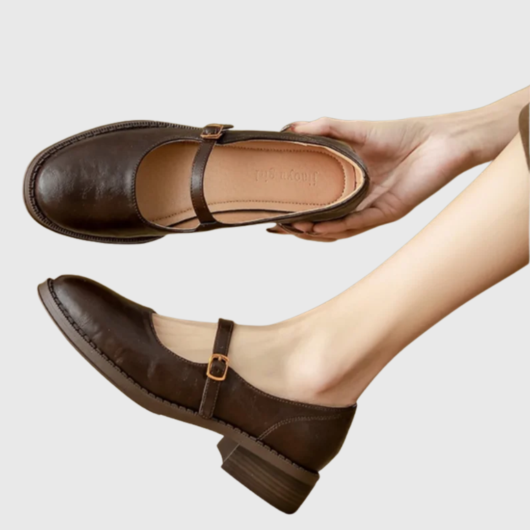 Manon | Mary Janes Clásicas y Cómodas de Cuero