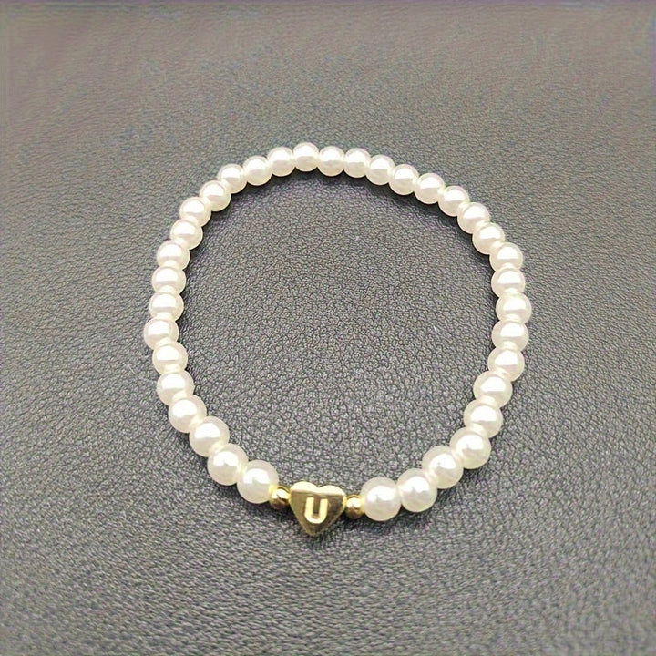 Pulsera Chic con Inicial en Corazón (A–Z)