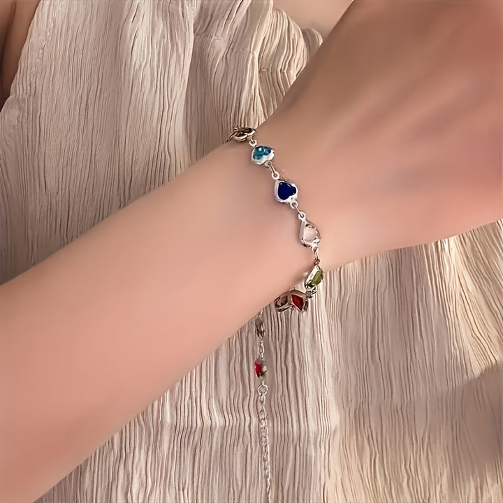 Pulsera única en forma de corazón