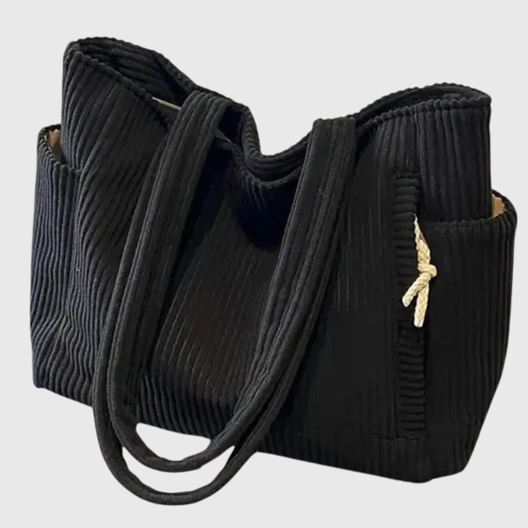 Léa | Bolsa tote de lujo con detalles en cordón