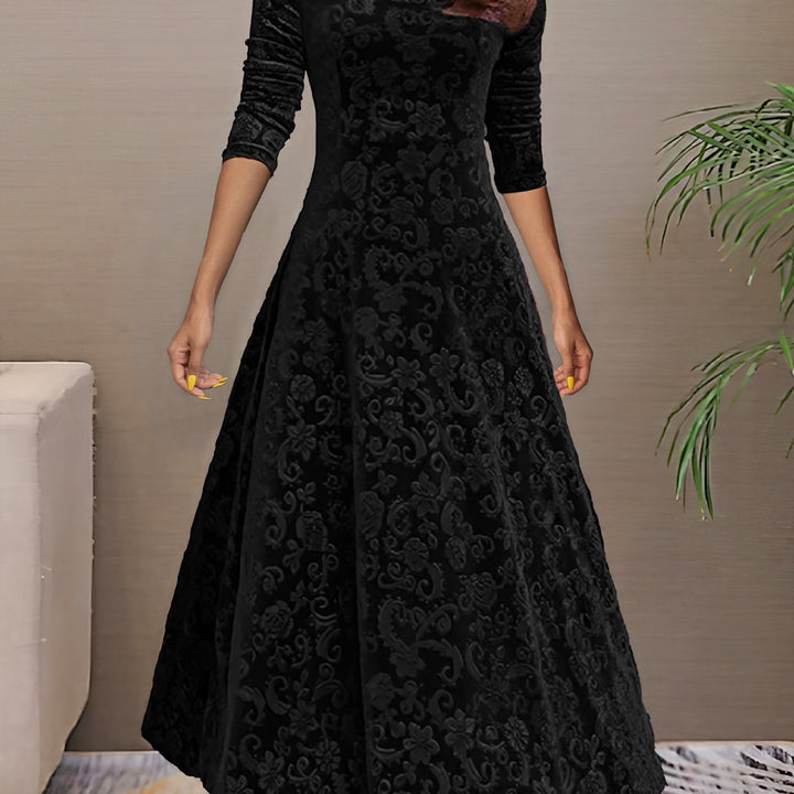 Sandrine | Vestido de Terciopelo Elegante para Celebraciones