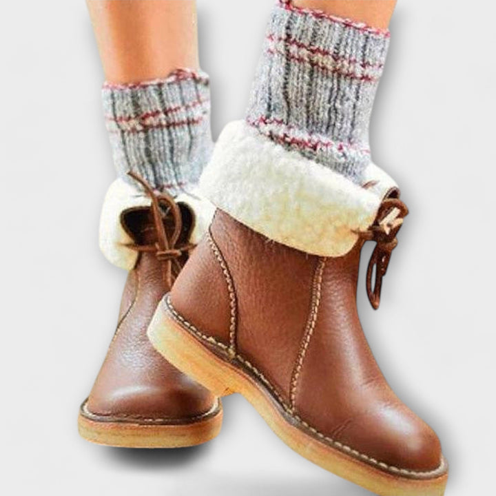 Teresa — Botas Impermeables con Forro de Lana