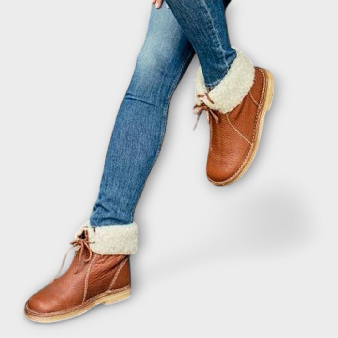 Teresa — Botas Impermeables con Forro de Lana