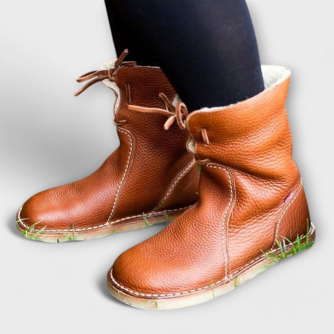 Teresa — Botas Impermeables con Forro de Lana