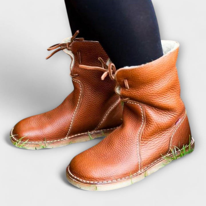 Teresa — Botas Impermeables con Forro de Lana