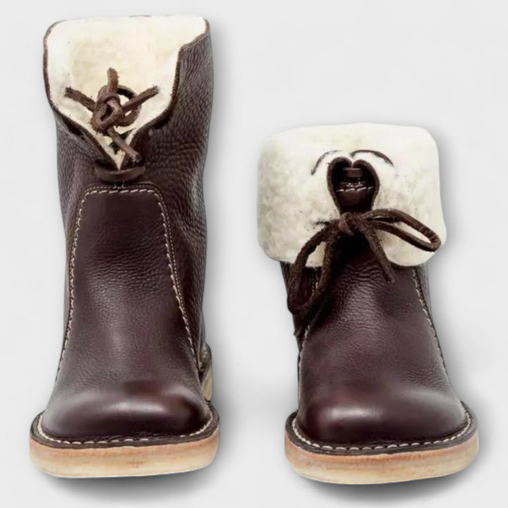 Teresa — Botas Impermeables con Forro de Lana