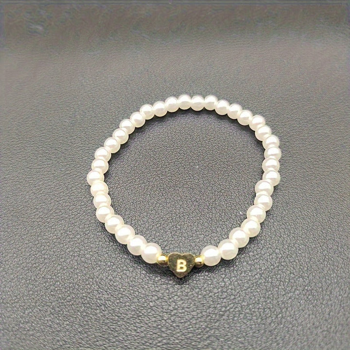 Pulsera Chic con Inicial en Corazón (A–Z)