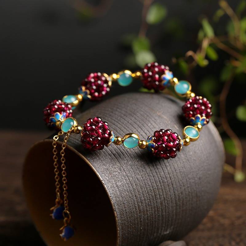 Pulsera Berries en Piedras Naturales