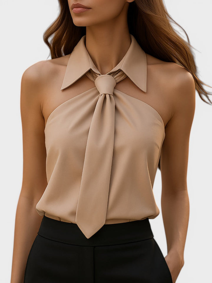 Lucía™ | Blusa halter elegante