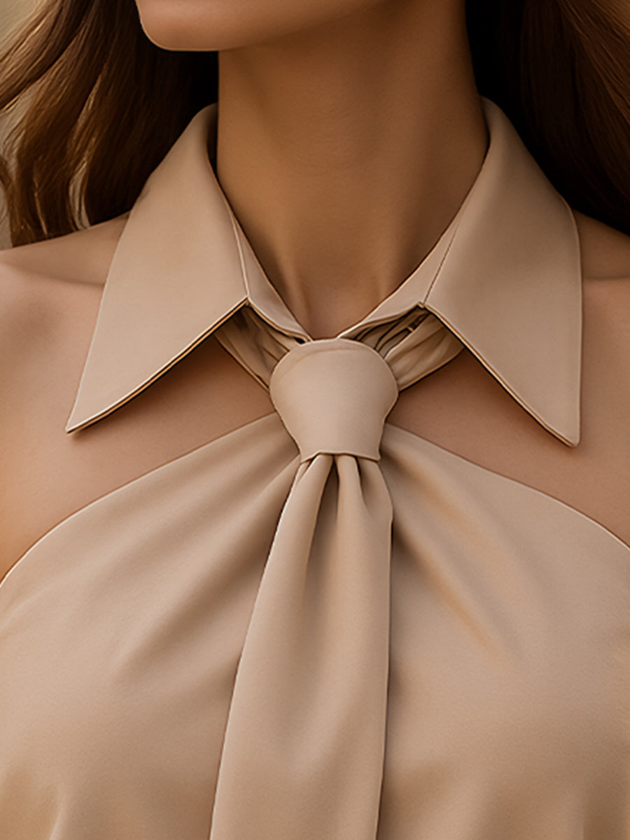 Lucía™ | Blusa halter elegante