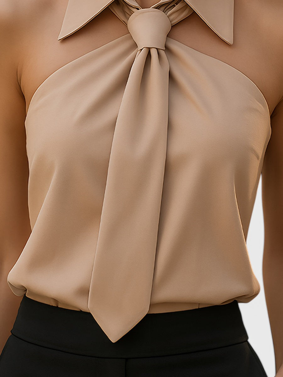 Lucía™ | Blusa halter elegante