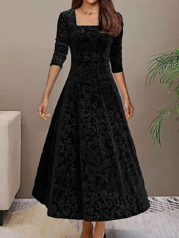 Julie | Elegante Vestido Maxi con Estampados