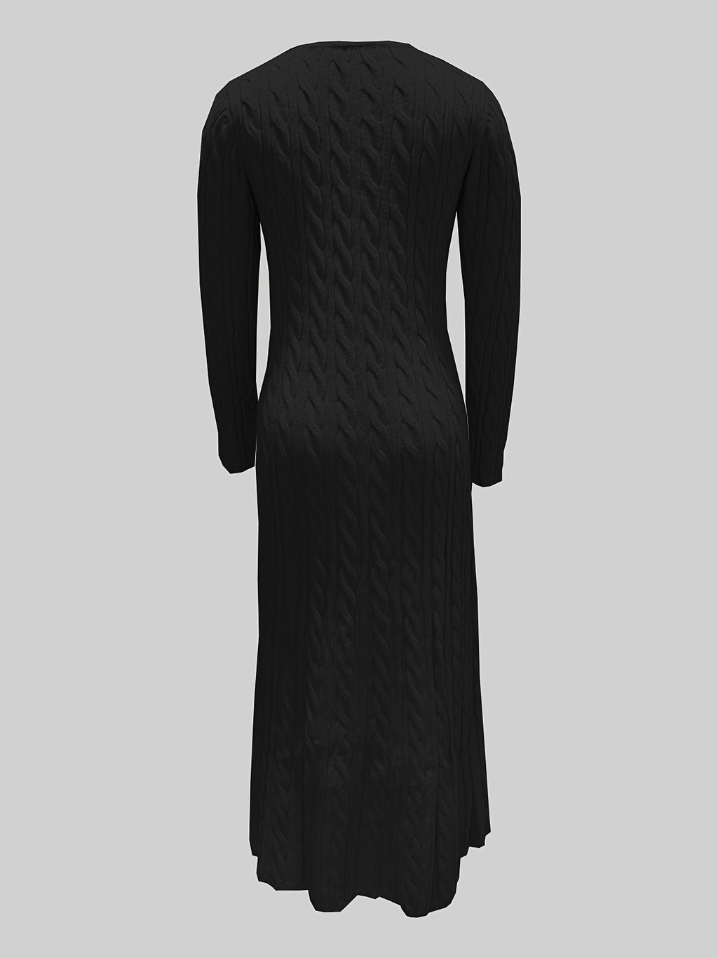 Sarah | Confortable Vestido Maxi de Punto Trenzado