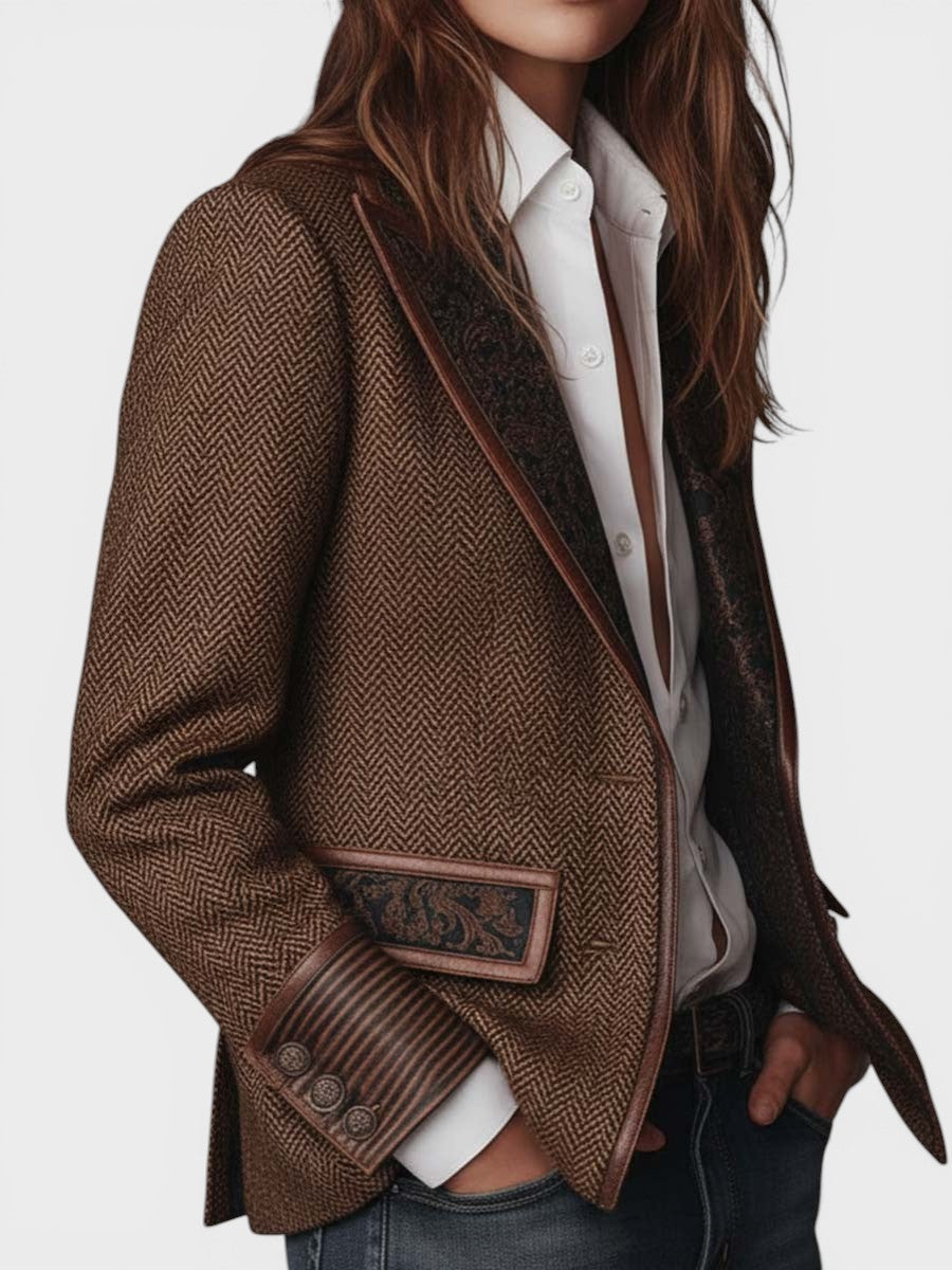 Teresa™ | Blazer de tweed elegante