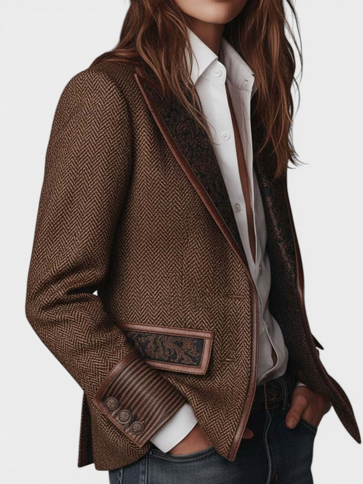 Teresa™ | Blazer de tweed elegante