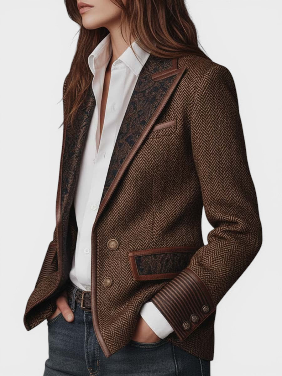 Teresa™ | Blazer de tweed elegante