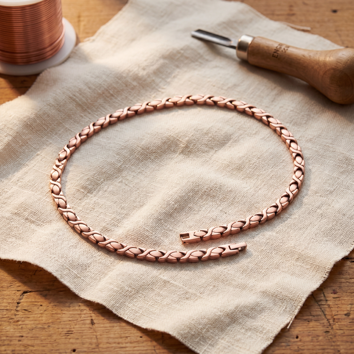Collar de Cobre Cedro — Leonor