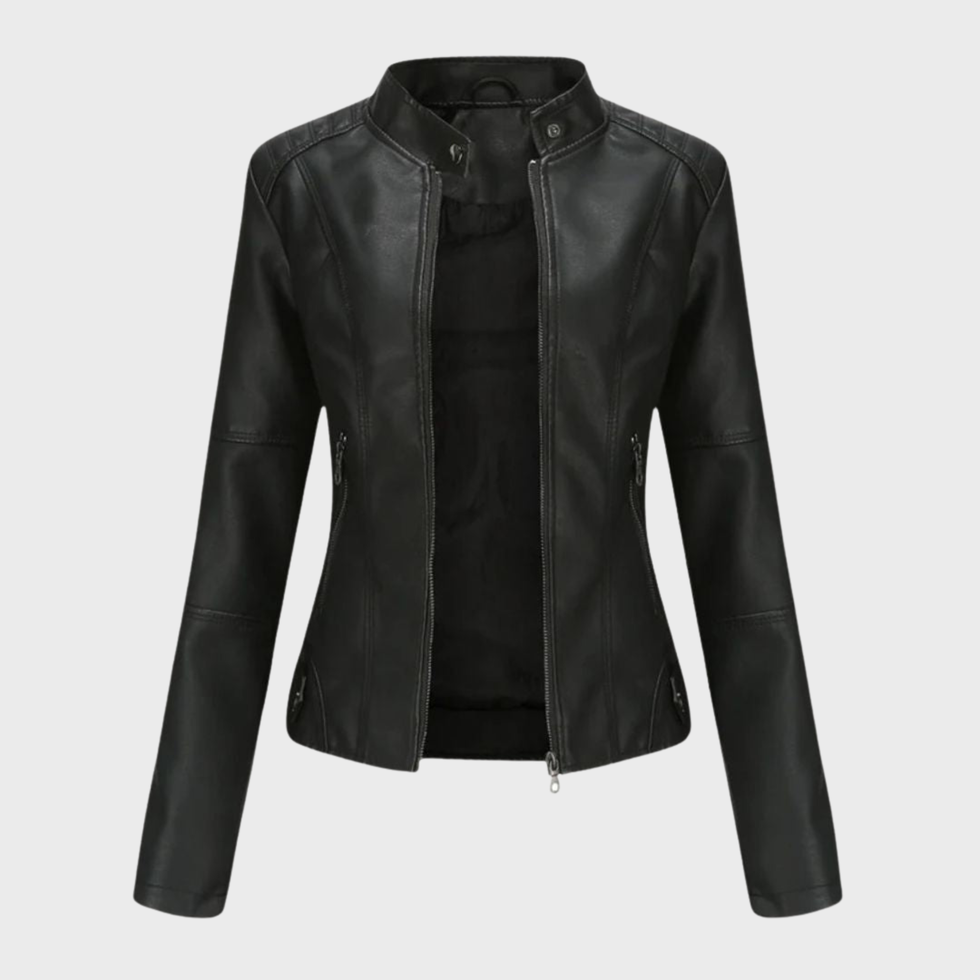 Verónica™ | Chaqueta de cuero casual
