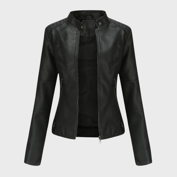 Verónica™ | Chaqueta de cuero casual