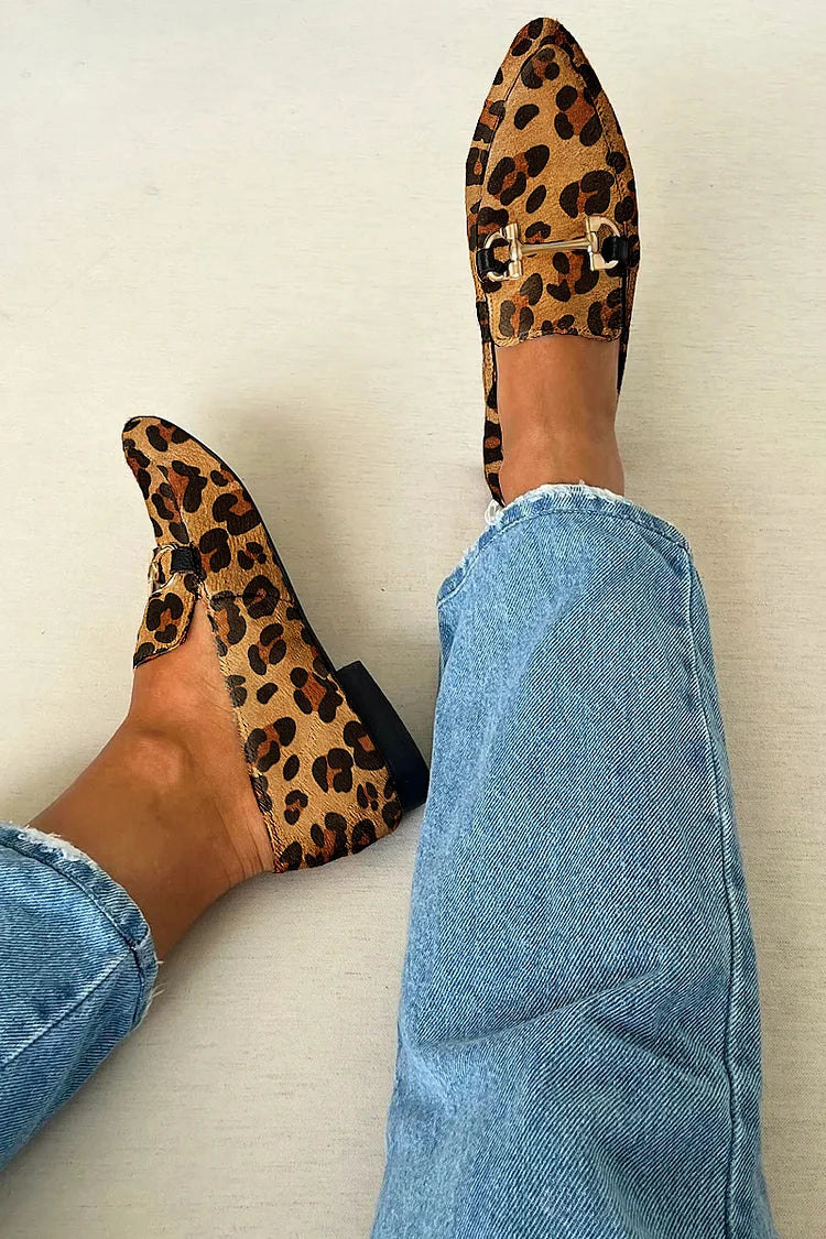 Gia - Mocasines Elegantes Leopardo