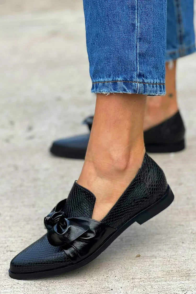 Chelsea - Mocasines elegantes con lazo
