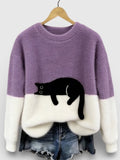 Luna™ | Sudadera con gráfico de gato
