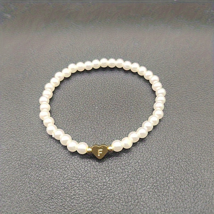 Pulsera Chic con Inicial en Corazón (A–Z)