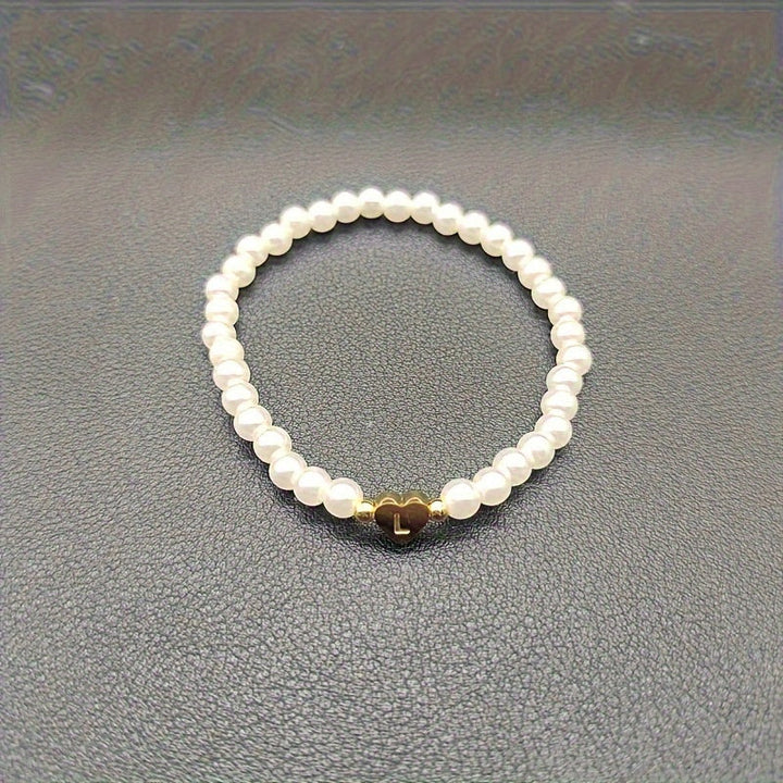Pulsera Chic con Inicial en Corazón (A–Z)