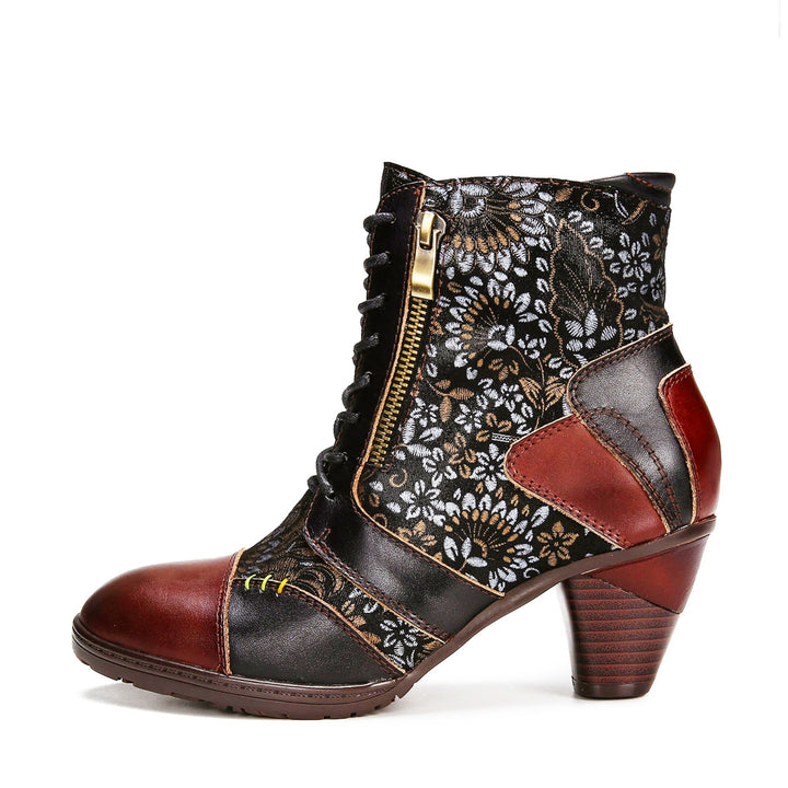 Gracia — Botines Retro Artesanales en Patchwork