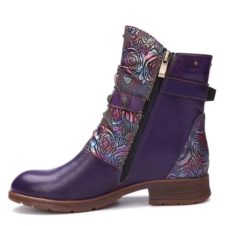 Alma — Zapatos Planos con Hebilla Retro