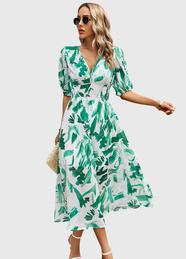 Merlin | Vestido Midi Floral Halagador