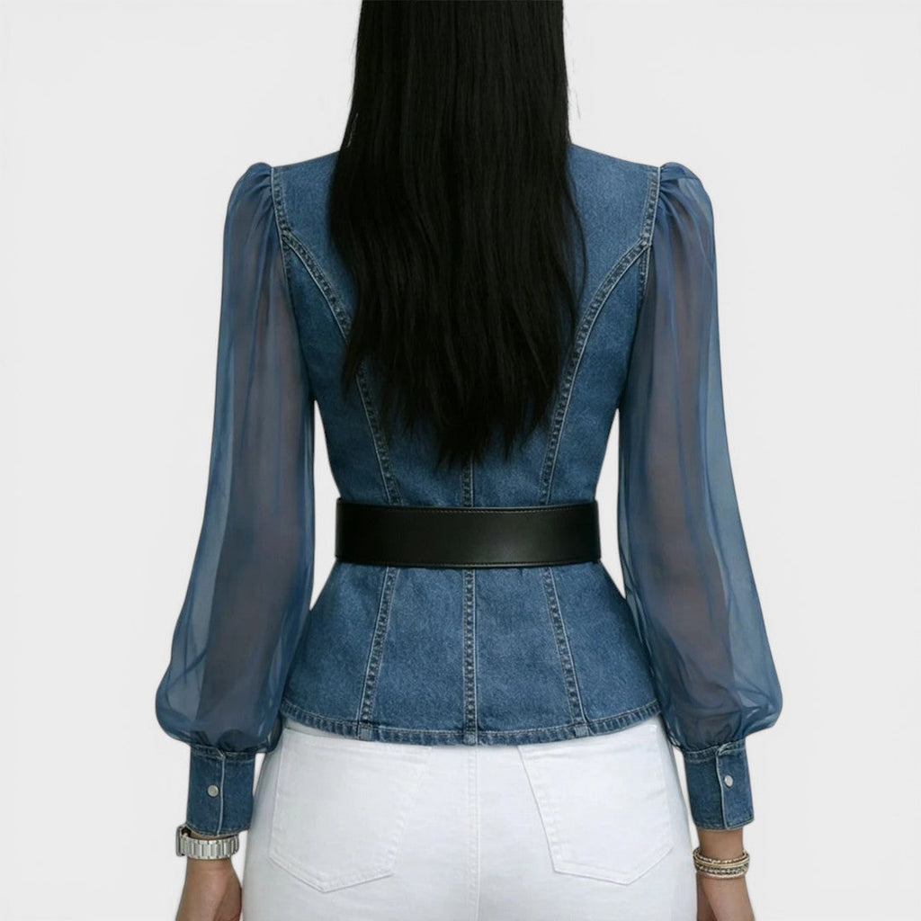 Lucía™ | Top vaquero elegante