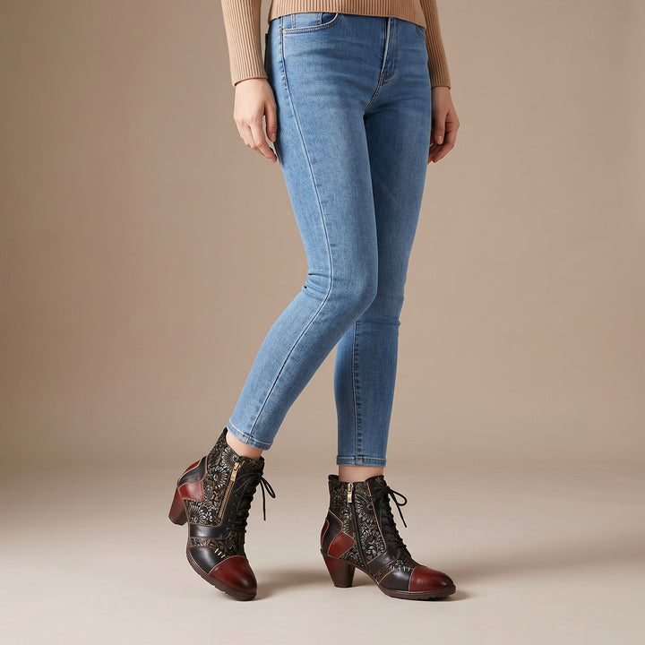 Gracia — Botines Retro Artesanales en Patchwork
