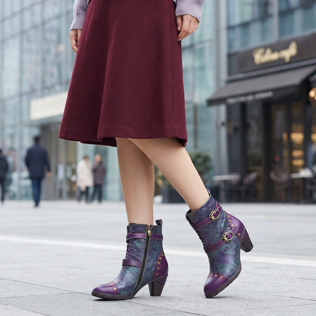 Isaura — Botines Auténticos de Estilo Retro