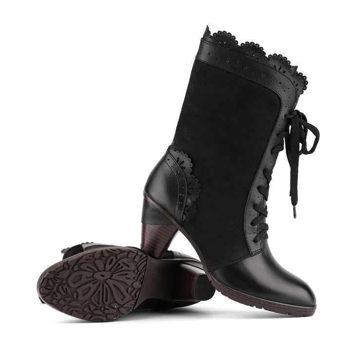 Dánae — Botines de Media Caña Estilo Victoriano