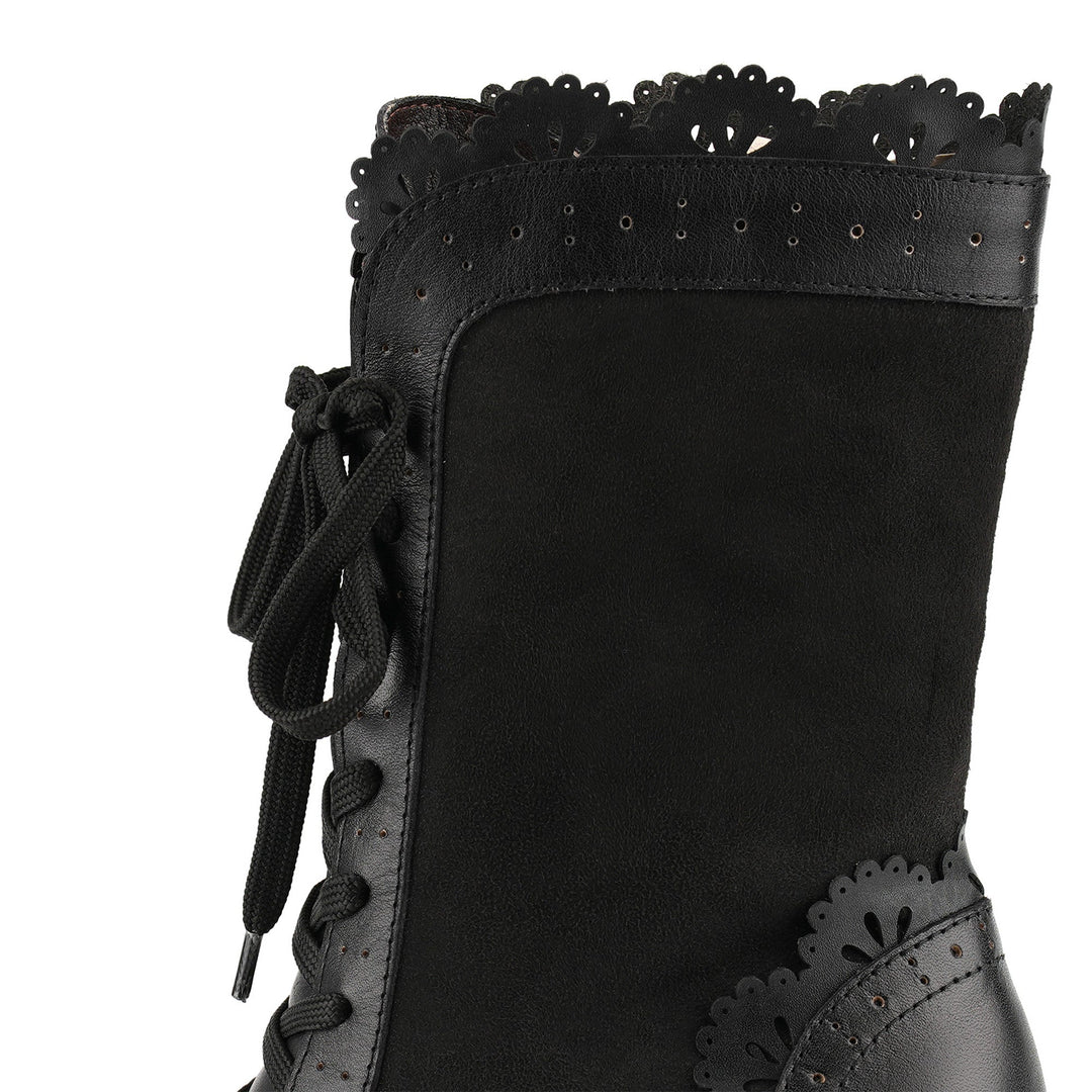 Dánae — Botines de Media Caña Estilo Victoriano