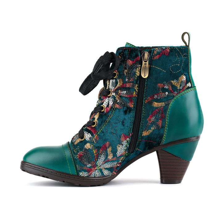 Carla — Botines con Cordones al Tobillo