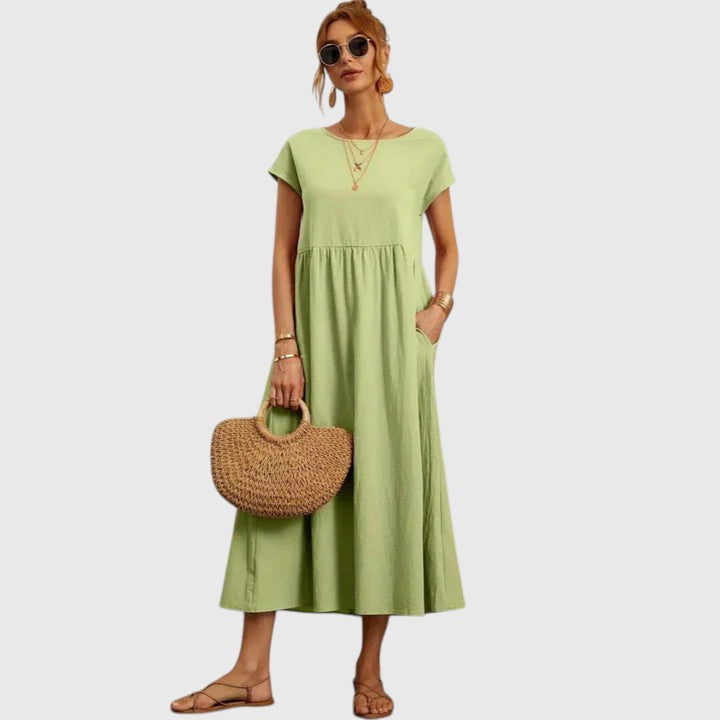 Fenella | Vestido Midi Cómodo
