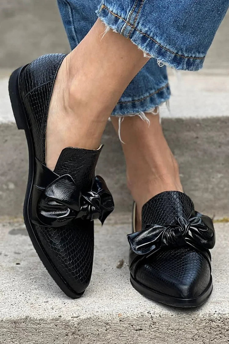 Chelsea - Mocasines elegantes con lazo