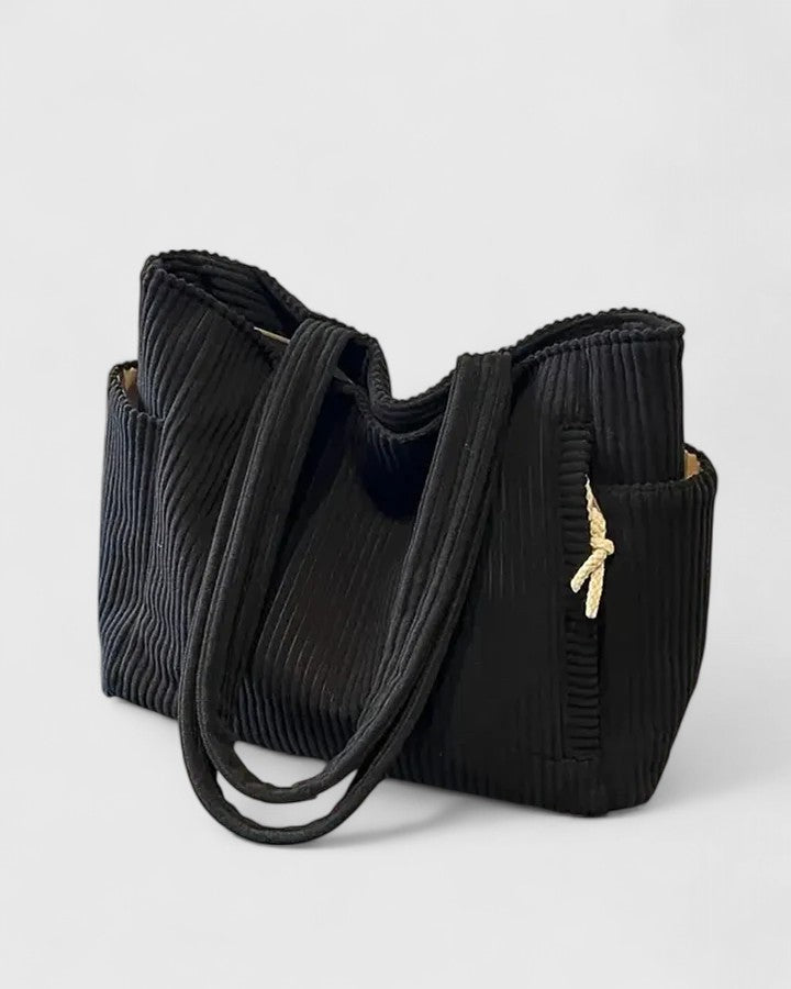 Léa | Bolsa tote de lujo con detalles en cordón