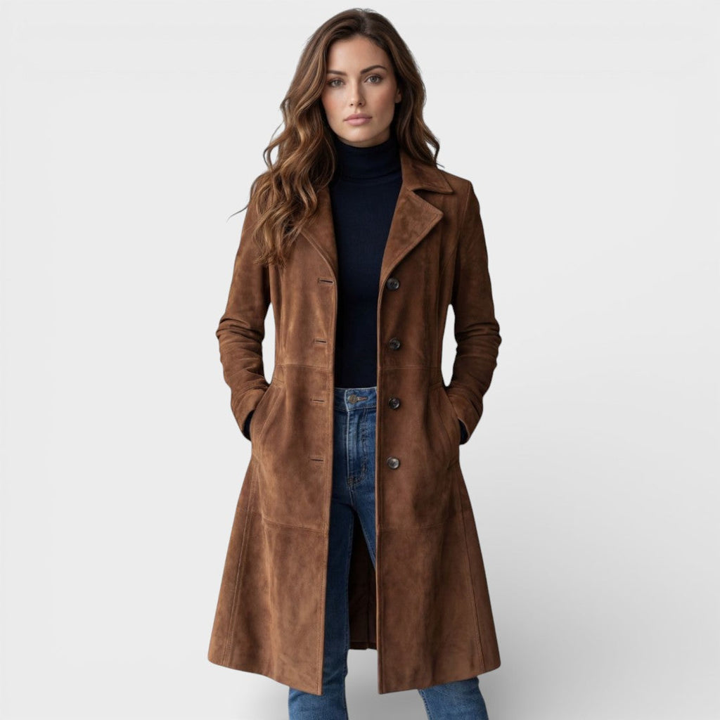 Teresa™ | Abrigo largo vintage elegante
