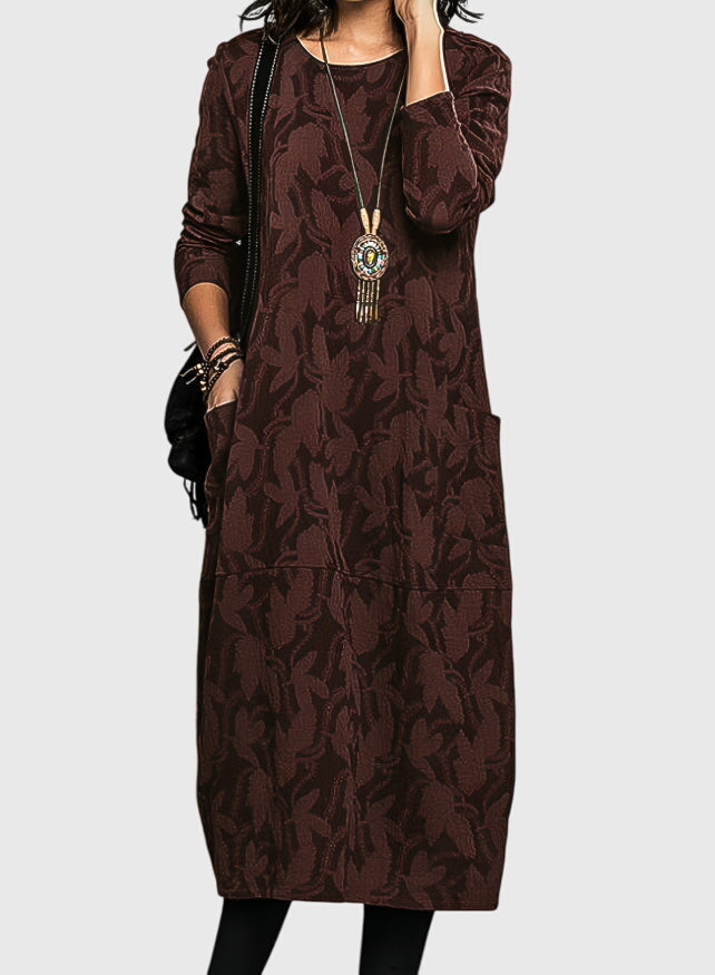 Victoria | Vestido Casual con Cuello Redondo