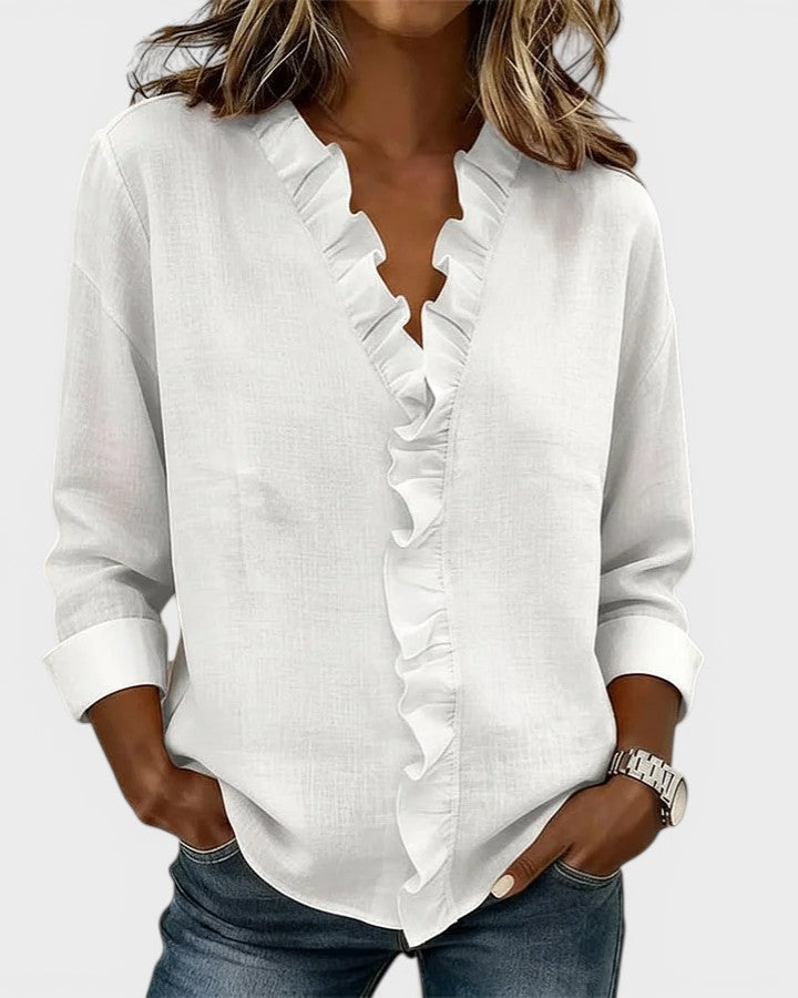 Jimena™ | Blusa con volantes elegante y ligera