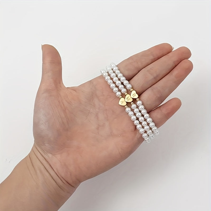 Pulsera Chic con Inicial en Corazón (A–Z)