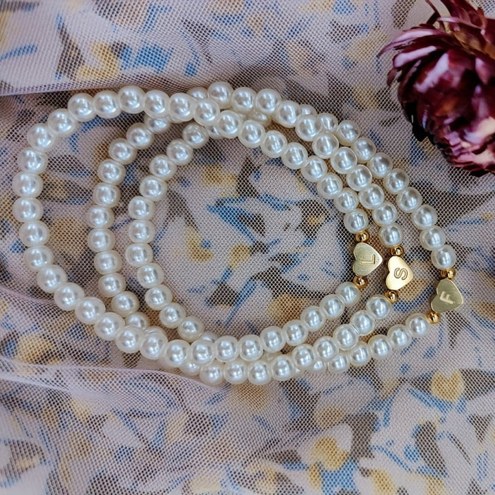Pulsera Chic con Inicial en Corazón (A–Z)